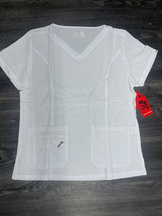 Med 5 Scrubs shirt White